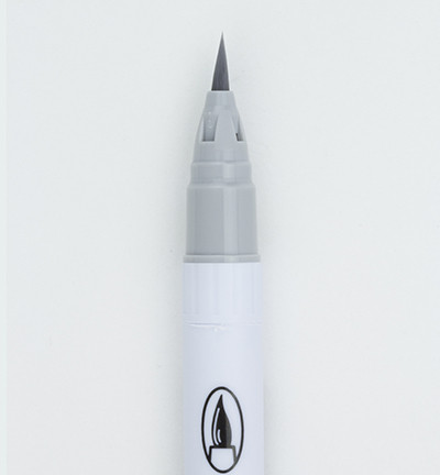 ZIG Clean Colors Real Brush -kynä, sävy light gray