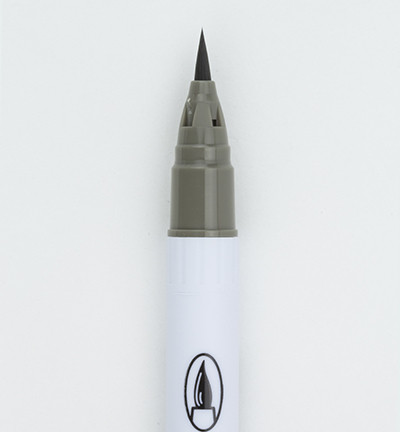 ZIG Clean Colors Real Brush -kynä, sävy green gray