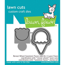 Lawn Fawn stanssisetti Reveal Wheel Sweetest Flavor Add-On
