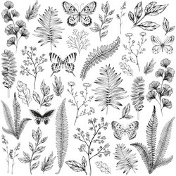 Kaisercraft asetaattiarkki Flora & Fauna