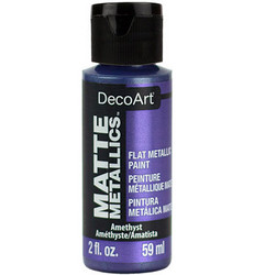 DecoArt Matte Metallics -maali, sävy Amethyst