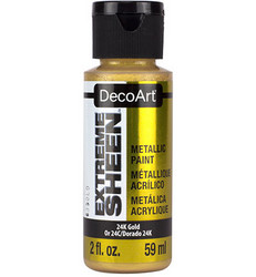 DecoArt Extreme Sheen Metallics -maali, sävy 24K Gold
