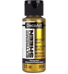 DecoArt Extreme Sheen Metallics -maali, sävy Vintage Brass