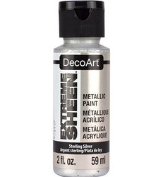 DecoArt Extreme Sheen Metallics -maali, sävy Sterling Silver