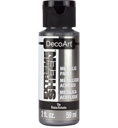 DecoArt Extreme Sheen Metallics -maali, sävy Tin