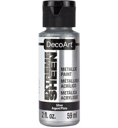 DecoArt Extreme Sheen Metallics -maali, sävy Silver