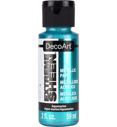 DecoArt Extreme Sheen Metallics -maali, sävy Aquamarine