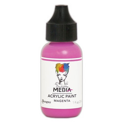 Dina Wakley Media akryylimaali, sävy Magenta