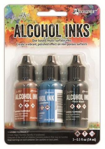 Tim Holtz alkoholimusteet, sävy Miners Lantern