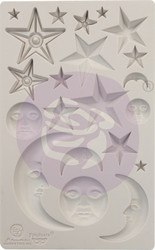 Prima Finnabair Decor Mould -muotti Stars and Moons