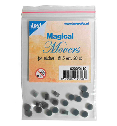  Joy! Crafts Magical Movers slider-korteille, 5 mm, 20 kpl