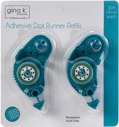 Gina K. Designs Adhesive Dot -teippirollerin täyttöpakkaus