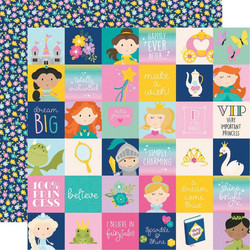 Simple Stories Little Princess skräppipaperi 2x2 Elements