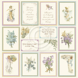 Pion Design Images From The Past skräppipaperi Four Seasons of Fairies II