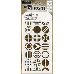 Tim Holtz Patchwork Circle -sapluuna