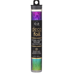 Deco Foil -folio, sävy Rainbow Shattered Glass