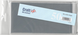 CraftUK pussit korteille,pitkä DL, 50 kpl