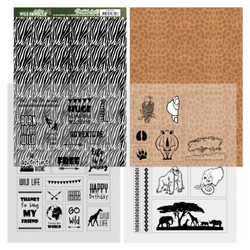 Amy Design Wild Animals 2 paperipakkaus Zebra