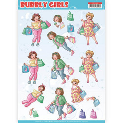 Yvonne Creations Bubbly Girls 3D-kuvat Shopping, leikattava