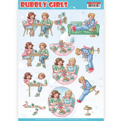 Yvonne Creations Bubbly Girls 3D-kuvat Me Time, leikattava