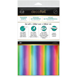 Deco Foil -folio, sävy Rainbow
