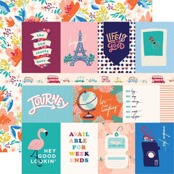 Carta Bella Let's Travel skräppipaperi 3