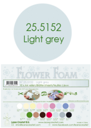 Leane Creatief Flower Foam -softislevy kukkien tekoon, light grey