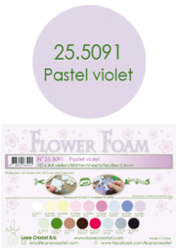 Leane Creatief Flower Foam -softislevy kukkien tekoon, pastel violet