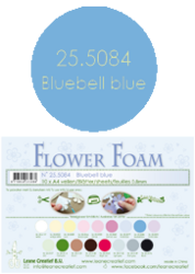 Leane Creatief Flower Foam -softislevy kukkien tekoon, bluebell blue