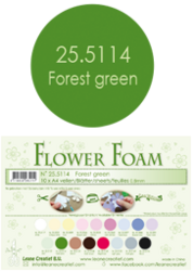 Leane Creatief Flower Foam -softislevy kukkien tekoon, forest green
