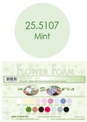 Leane Creatief Flower Foam -softislevy kukkien tekoon, mint