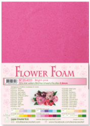 Leane Creatief Flower Foam -softislevy kukkien tekoon, bright pink