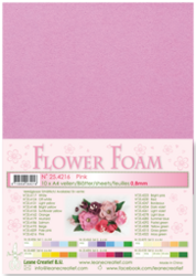 Leane Creatief Flower Foam -softislevy kukkien tekoon, pink