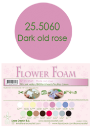 Leane Creatief Flower Foam -softislevy kukkien tekoon, dark old rose