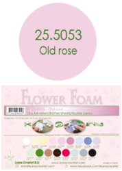 Leane Creatief Flower Foam -softislevy kukkien tekoon, old rose