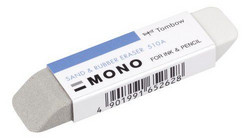 Tombow Mono Sand & Rubber Eraser -pyyhekumi, for ink & pencil