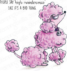 Stamping Bella Oddball Poodle -leimasinsetti