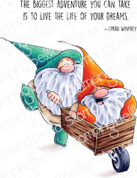 Stamping Bella Adventure Gnomes -leimasinsetti