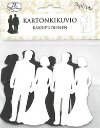 Kartonkikuvio pari, 5 kpl