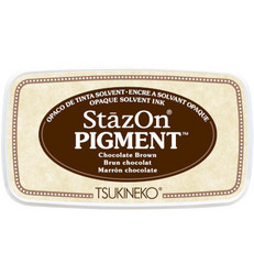 StazOn Pigment -mustetyyny, sävy Chocolate Brown