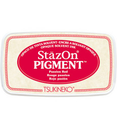 StazOn Pigment -mustetyyny, sävy Passion Red