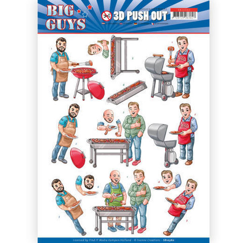 Yvonne Creations Big Guys 3D-kuvat Backyard BBQ