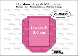 Crealies stanssisetti Journalzz & Plannerzz Pocket Small
