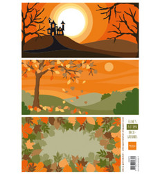 Marianne Design Eline's Autumn Backgrounds -korttikuvat