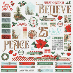 Simple Stories tarra-arkki Country Christmas, 12