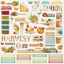 Simple Stories tarra-arkki Autumn Splendor, 12