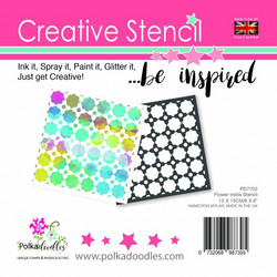 Polkadoodles Flower Trellis -sapluuna