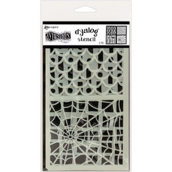 Dylusions Dyalog sapluuna Stencil It Too