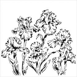 Crafter's Workshop sapluuna Irises