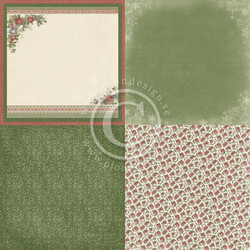 Pion Design A Christmas To Remember skräppipaperi Christmas florals